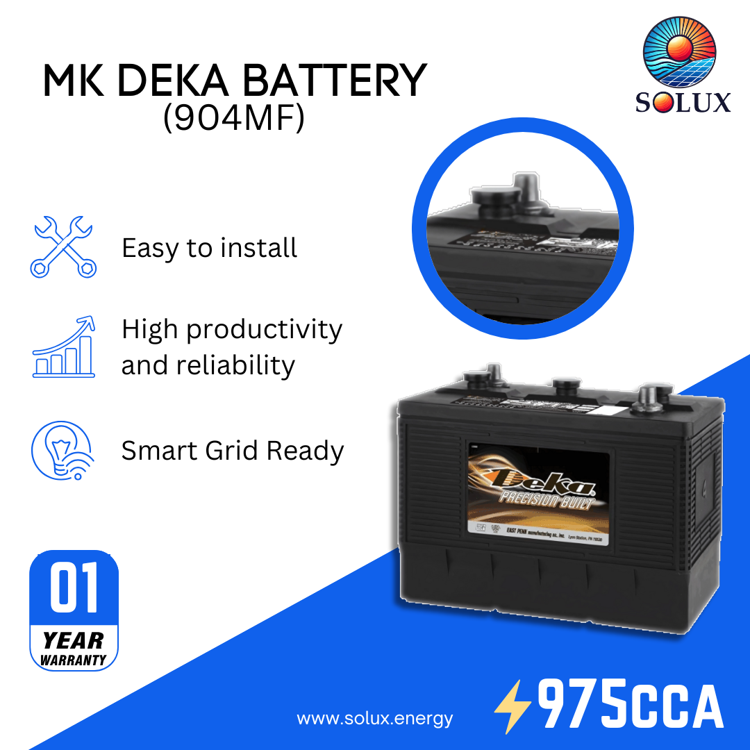 This is an image of MK Deka 6 Volt Auto Batteries FLA 904MF